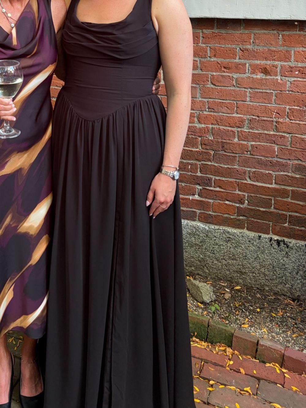 Azazie Black Sleeveless Maxi Dress
